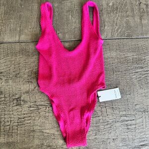 bond-eye Hot Pink One-Piece Swimsuit